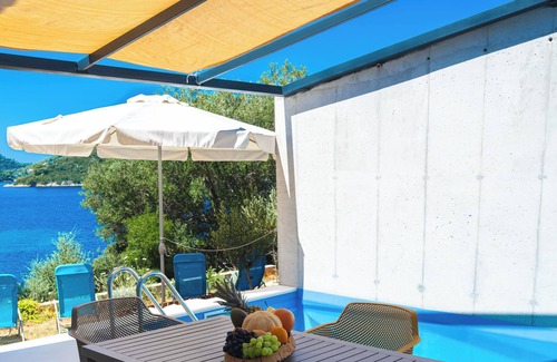 Lastovo House | Modern villa in a picturesque bay: quiet location, pool & natural intimacy