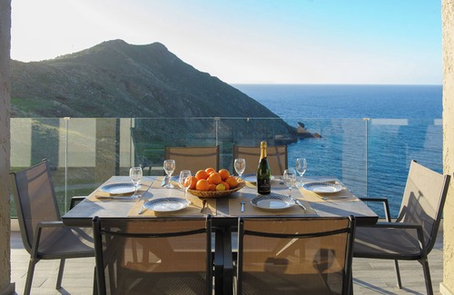 Geropotamos Villa | Modern Villa Perched on a Hill Overlooking the Cretan Sea!