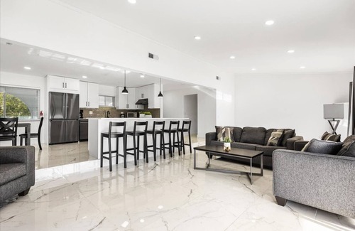 St. Augustine South House | Monochrome Getaway | Pool & Pet Friendly!