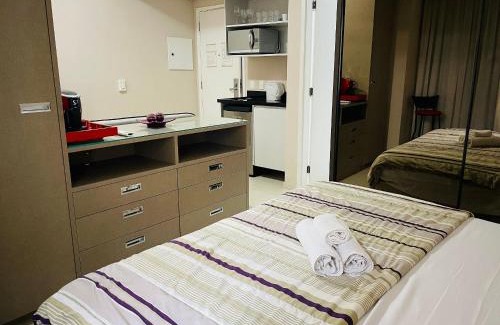 Moema Apartment | Morada Moema Essential II - Flat em hotel bem localizado em Moema