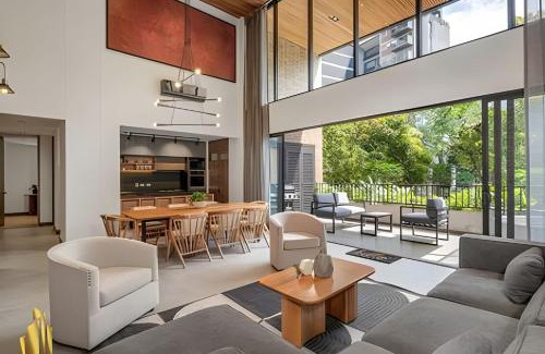 La Florida Apartment | Morph 201 - Apt Moderno con Techo Alto y BBQ