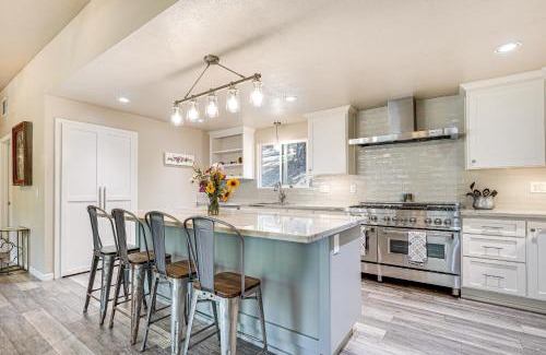 West Point House | Mtn-View Gem Deck, Grill and Fire Pit in West Point
