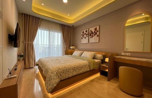 Kesawan Apartment | Muji Style 2BR 3 Beds Apartment at Podomoro Medan - Direct Mall