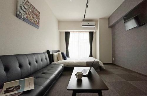 Hiroshima City Centre Apartment | Nagomi by b hotel - Well-Furnished with balcony Apt for 3 Ppl