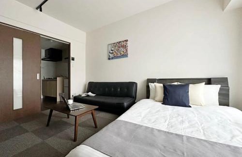 Hiroshima City Centre Apartment | Nagomi by b hotel - Well-Furnished with balcony Apt for 3 Ppl