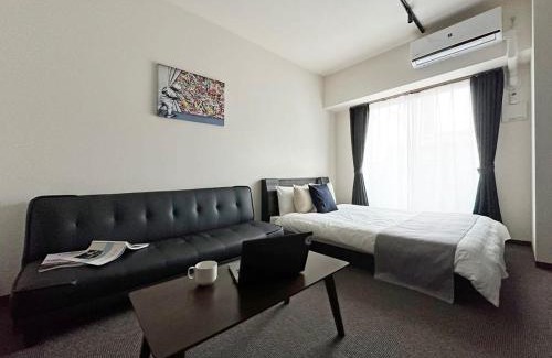 Hiroshima City Centre Apartment | Nagomi by b hotel - Well-Furnished with balcony Apt for 3 Ppl