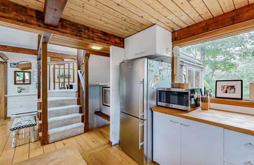 West Tisbury House | Nana’s Treehouse | House with spacious deck, grills, outdoor shower & W/D