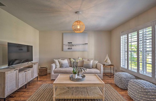 Naples Park House | Naples Oasis with Screened Pool, Bike to Beach!