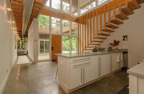East Hill House | Nashville's Wabi-Sabi Retreat with HUGE 2nd Story Patio and Bonfire