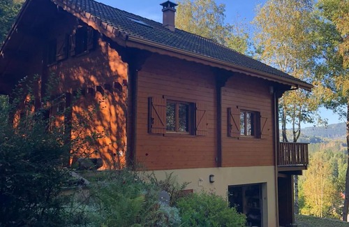 Anould Ski Chalet | Nature chalet with Finnish bath near Gérardmer