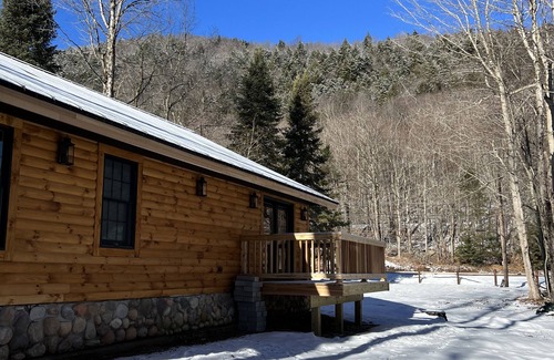 Old Forge Cabin | NEW ADIRONDACK LUXURY CABIN WITH YEAR-ROUND HEATED PLUNGE POOL