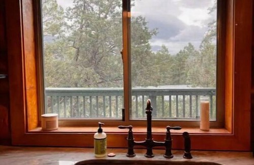 Pine Cabin | New Build Modern Log Cabin in the Heart of Pine on 2 acres of secluded Forest