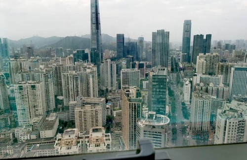 Luohu Apartment | New CBD high-rise 3-brm LOFT, Huaxun Center, Luohu
