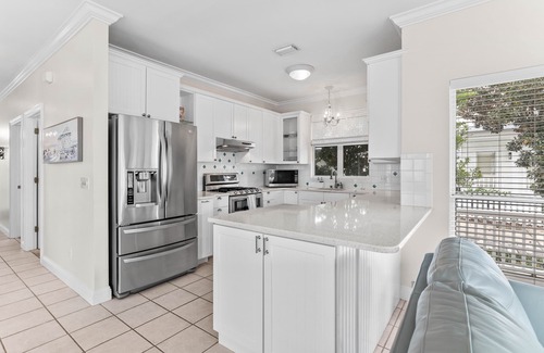 Clipper Cove House | New! Crystal Breeze | 4BR + Bonus | 5-Min Walk to Private Beach | Pool, Bikes & Pet-Friendly