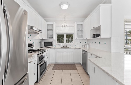 Clipper Cove House | New! Crystal Breeze | 4BR + Bonus | 5-Min Walk to Private Beach | Pool, Bikes & Pet-Friendly