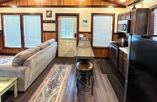 East Glacier Park Village Apartment | New luxury cabin in Central East Glacier