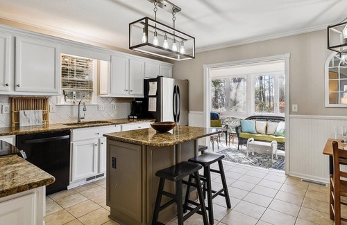 Clearwater House | NEW LISTING 2023! Charming and pretty vacation home in a quiet residential community features 3 bedrooms plus a loft with 2 full and 1 half baths that is just perfect for a family beach getaway!