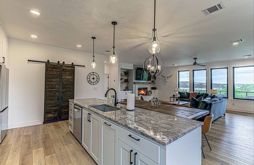 Point Venture House | NEW LISTING! Stunning Lakehouse with Views, Hot Tub & Game Room!