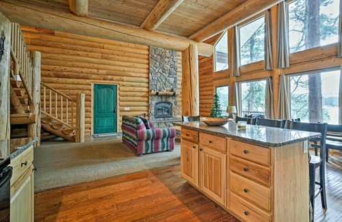 New Meadows Cabin | New Meadows Log Cabin on 9 Acres - Near Brundage!