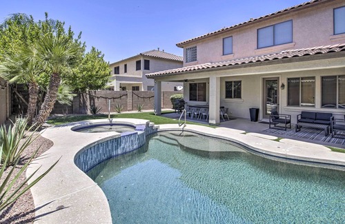 Seville House | NEW! Sleek + Modern Gilbert Home w/ Pool + Hot Tub