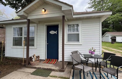 Kalkaska Cabin | New! Vivian's Cabin - Super Cute Lakefront Cabin with Private Dock!