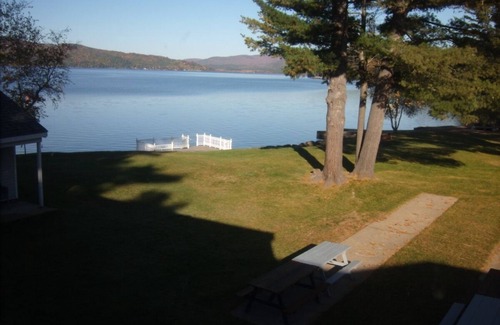 Bridgewater Condo | Newfound Lake Waterfront Private Beach Sleeps 4