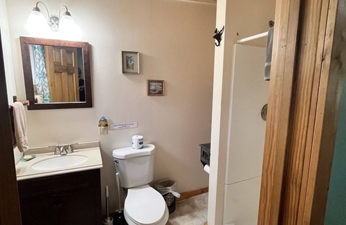 Cooke City-Silver Gate Apartment | Newly Remodeled Motel Room with 1 Queen Bed, Bathroom with shower. Mini Fridge, Coffee Maker. Situated close to the General Store in Silver Gate, MT