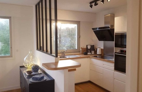 Saint-Cast-le-Guildo Apartment | Newly renovated apartment with all comforts - in the heart of St-Cast - heated swimming pool