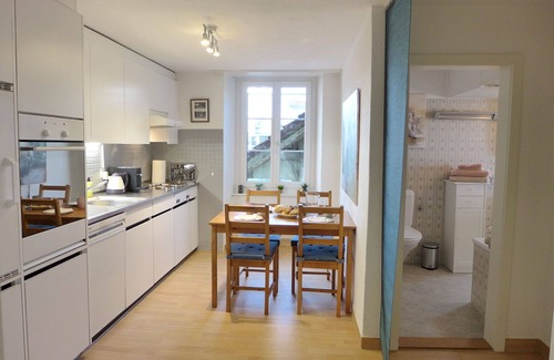 Unterseen Apartment | Nice apartment for 4 guests with WIFI, TV and patio