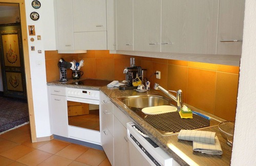 Maloja Apartment | Nice apartment for 4 guests with WIFI, TV, balcony and pets allowed