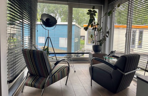Hoofddorppleinbuurt Boat Rental | Nova Houseboat Deluxe. 180m2 Water villa on the Amsterdam Lake with free bikes