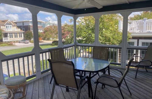 Bethany Beach House | Ocean Block with ocean view- Short walk to beach; 3 blocks to downtown shopping