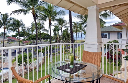 Ko Olina Condo | OCEAN & SUNSET VIEW! Walk to BEACH! Pool/hot tub! Kai Lani in Ko'Olina Resort!