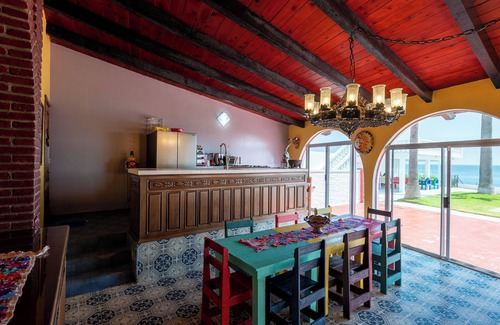 Rosarito House | Oceanfront 5 Bedroom Hacienda with Stunning Views and Private Terrace.