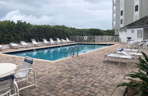 Stuart Condo | Oceanfront Heated Pool, Tiki Bar 3rd floor end unit