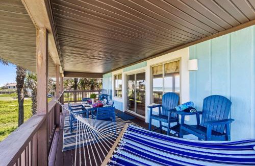 Marineland Acres House | Oceanfront Steps to Sand Deck & Pets Welcome