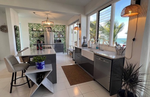 Dorado Pueblo House | Oceanfront w/Deck & Panoramic Tropical Isla Views