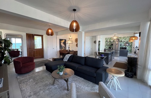 Dorado Pueblo House | Oceanfront w/Deck & Panoramic Tropical Isla Views
