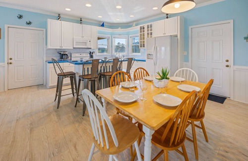 Salvo House | Oceanside Home with Hot Tub, Nearby Beach Access, and Grills. A Retreat for All!