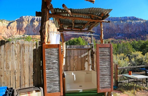 Gallina Cabin | Off Grid Anasazi Wilderness Cabin at Gallina Canyon Rentals
