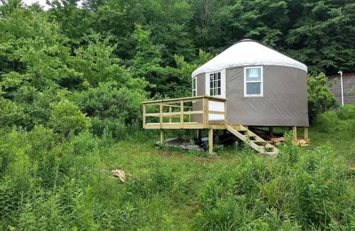 Parksville Cabin | off-the-grid tiny house cabin AND yurt in Livingston Manor, NY
