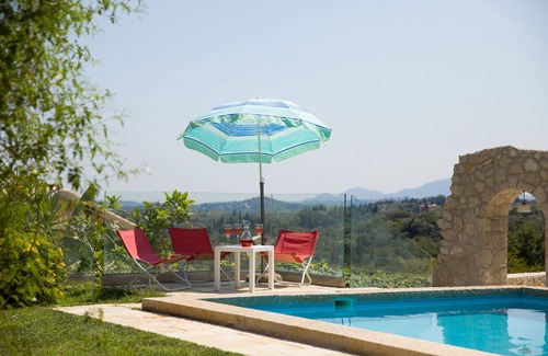 Spartylas Villa | Old Olive Presse villa breathtaking panoramic view