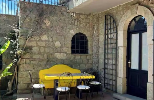 Panza Apartment | "Olive Room" with garden, swimming pool and spa hot tub