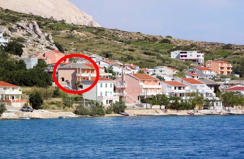 Metajna Apartment | One bedroom apartment near beach Metajna, Pag (A-6522-g)