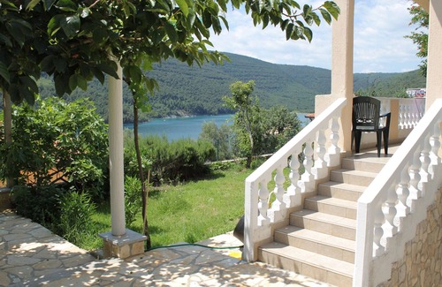 Duga Luka Apartment | One bedroom apartment with terrace and sea view Duga Luka (Prtlog), Labin (A-3025-b)