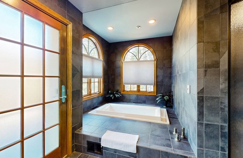 Eagle River House | One-of-a-kind lakefront A-frame overlooking Echo Lake with theater room