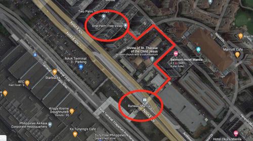 Pasay Apartment | One Palm Tree Villas short walk via Runway Manila NAIA T3