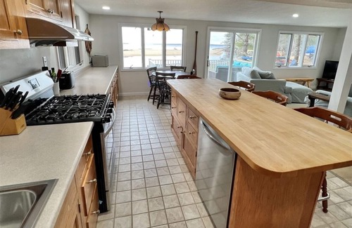 Thompson's Point House | Open concept 5-bedroom 2 bath home directly across from the Sandbar