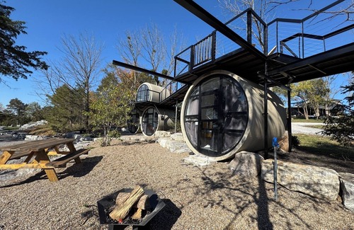 Lancaster Cabin | Our Tubes offer a camping experience for those that love the outdoors but also love a bed.