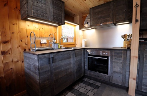 Ayer Ski Chalet | Outside : small, lovely, recently renovated individual chalet on 3 floors, suitable for 4 people, ba